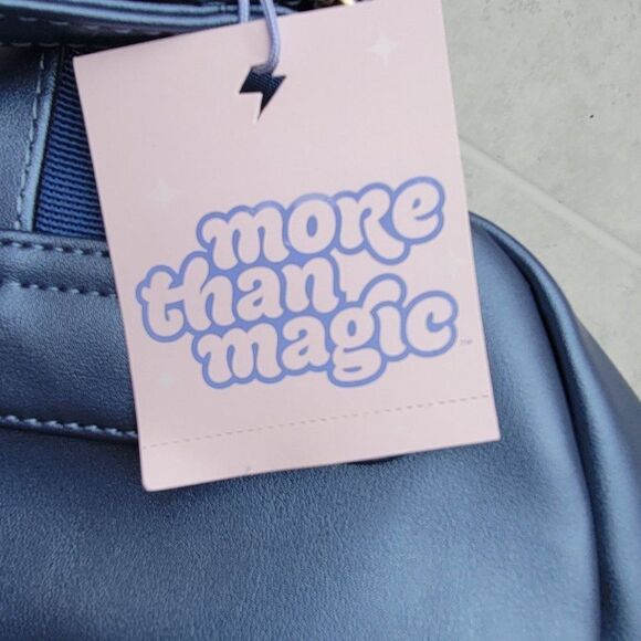 More Than Magic Girls Blue Sequined Zipper Backpack Bag One Size - Picture 2 of 9